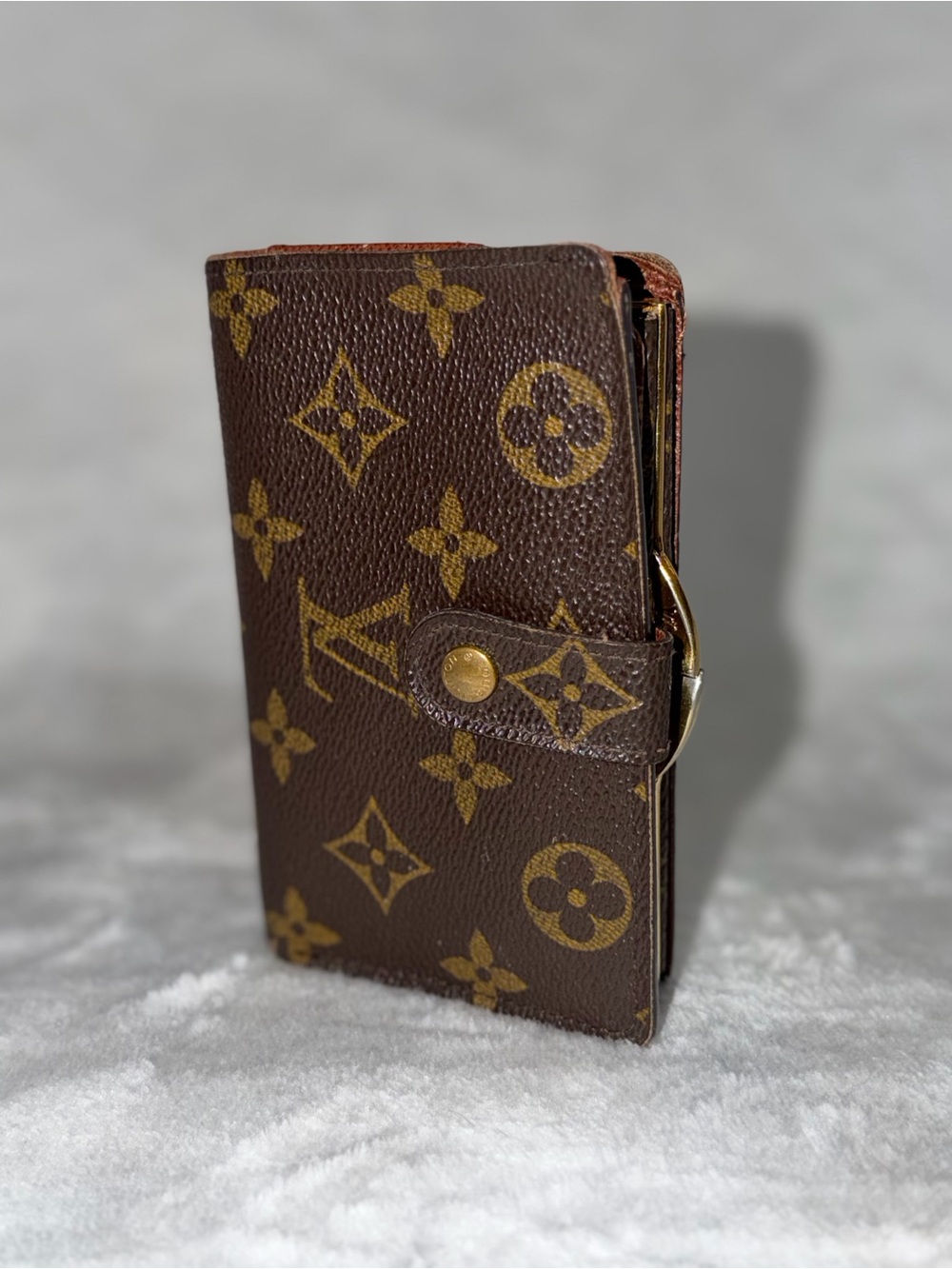 Louis Vuitton Brown Monogram Canvas Snap Card Holder